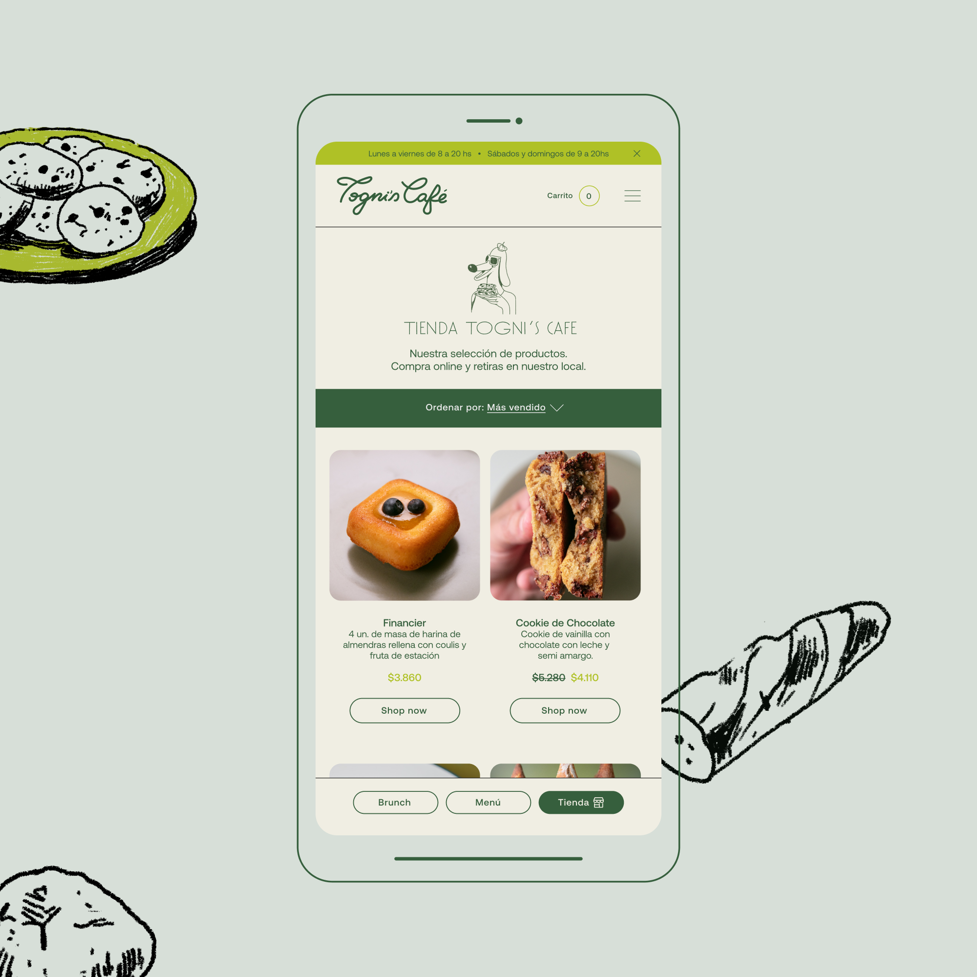 Togni´s cafe - Togni´s cafe - Pâtisserie. Bread. Lunch. Coffee. | SPICE