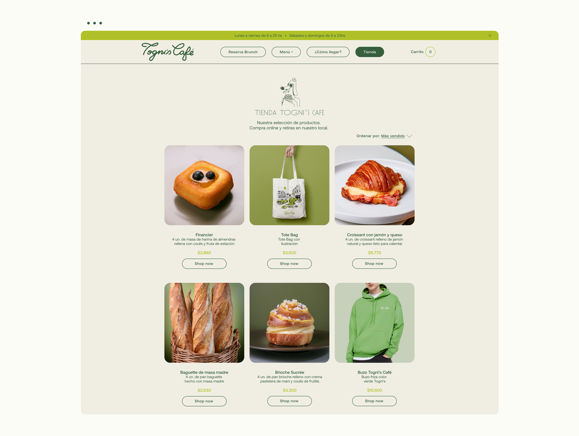 Togni´s cafe - Togni´s cafe - Pâtisserie. Bread. Lunch. Coffee. | SPICE