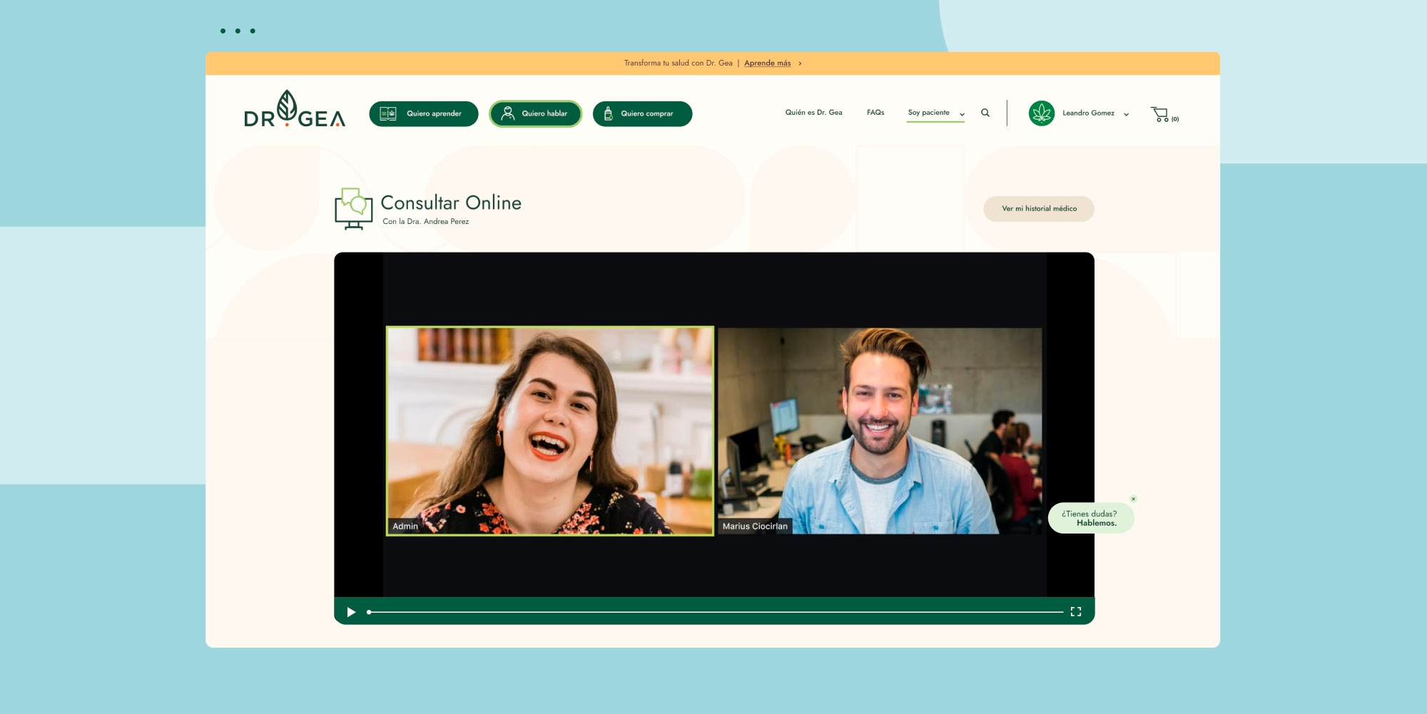 Dr. Gea - Dr. Gea - A wellness platform that unites doctors and patients in the quest for natural health.  | SPICE